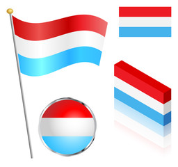 Luxembourg Flag Set