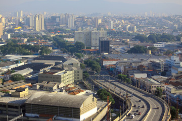 cityscape of Sao Paolo, Brazil