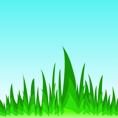 grass sky vector