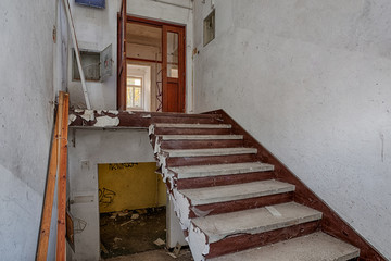 Inside the destroyed house