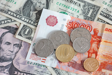 Rubles and dollars
