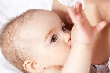 Breastfeeding baby