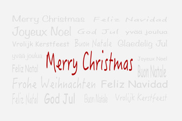 Merry Christmas tag cloud hell