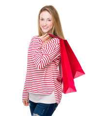 Woman with shopping bag