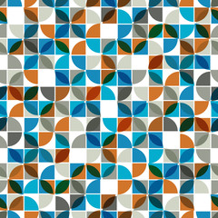 Vector colorful light geometric background, bright floral abstra