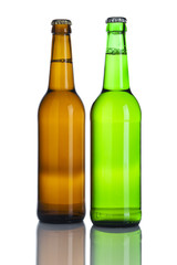 Beer Bottles Isolated