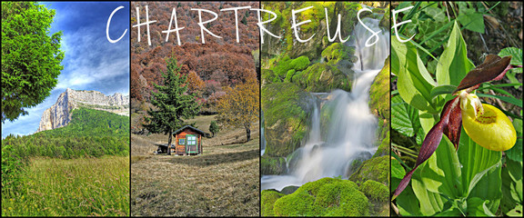 paysages de chartreuse - triptyque