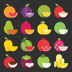 Tropical fruit icon