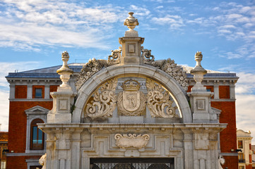 Obraz premium Parque del Retiro, Madrid, Puerta de Felipe IV