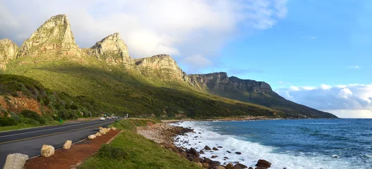 Cercles muraux Montagne de la Table Victoria Road in Cape Town