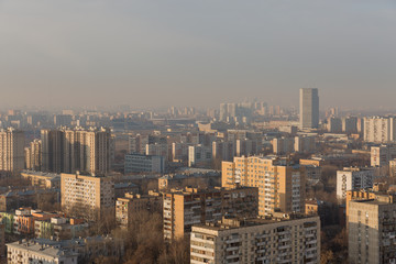Fototapeta na wymiar Sky over a Moscow.