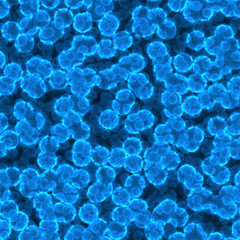 Abstract cells bokeh seamless generated hires texture