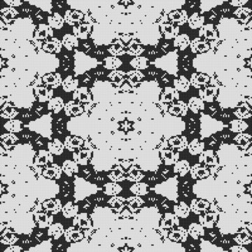 Curtain lace seamless generated texture