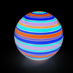 3d colored ball