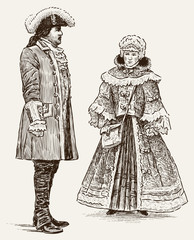 people of 18th century