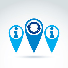 Information analyzing collecting and exchange theme icon, analyz