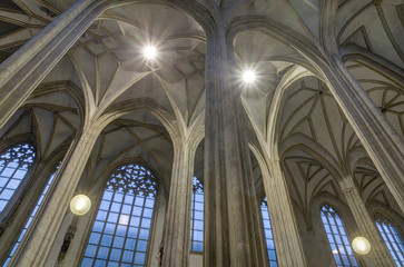 Gothic dome of medieval church