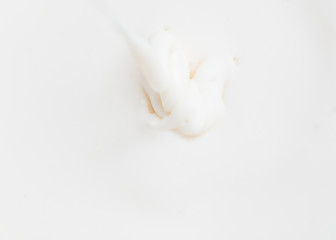 Fototapeta na wymiar white cream