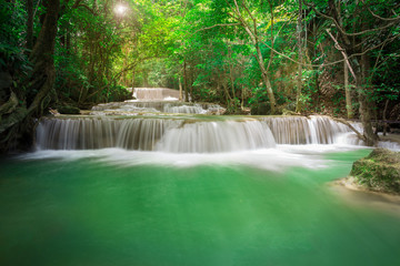Beautiful Waterfall in the Jungle