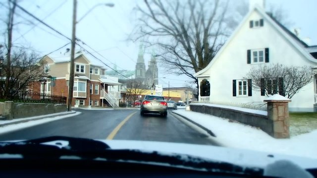 auto en hiver