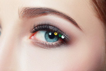 Naklejka premium macro eye