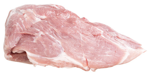 pork meat isolated