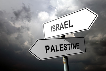 Israel and Palestine directions.