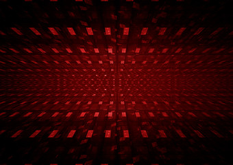 Red squares abstract background