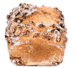 Walnut Bread (isolated on white)