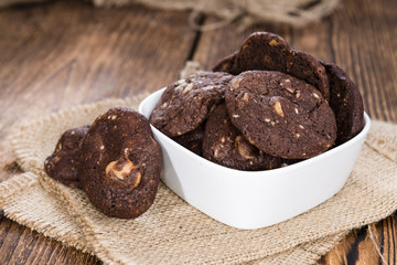 Chocolate Cookies (with macadamia nuts)