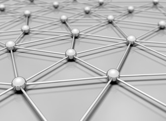 Network 3d illustration