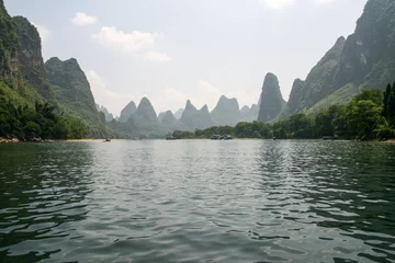 Wandcirkels plexiglas the landscape in guilin, china © luckybai2013