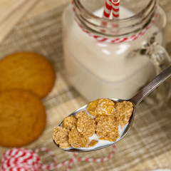 Cereal. Selective focus.