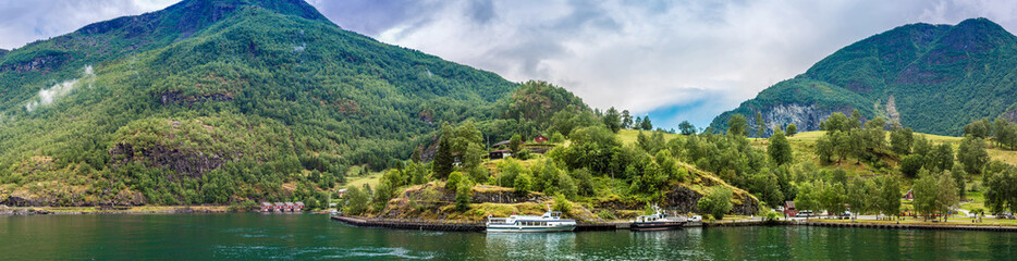 Fototapeta na wymiar Country summer landscape, Norway