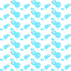 cute  bird pattern design