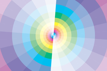 Fototapeta premium 背景素材壁紙,虹色の円と風車,虹,カラフル,背景,壁紙,販売促進,チラシ,ポスター,アバター,サムネイル,アイコン,プロフィール