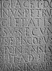 stone with alphabet craving