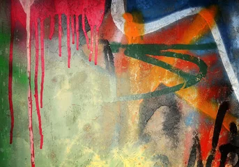 Photo sur Plexiglas Graffiti abstract wall background