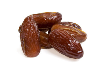 Dates isolated on white background