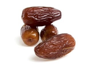 Dates isolated on white background