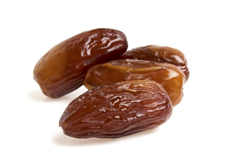 Dates isolated on white background