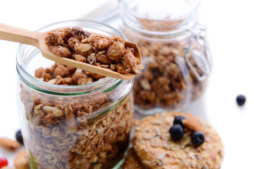 Granola close-up