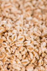 Puffed Wheat background