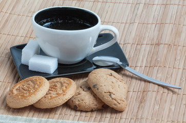 Gateaux secs italiens prets pour une collation