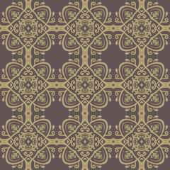 Orient Seamless Vector Pattern. Abstract Background