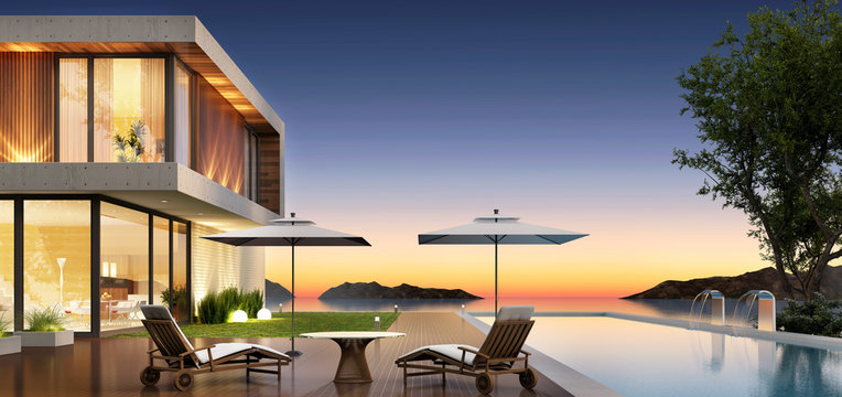 Modern House By The Sea