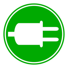 Power cord sign button