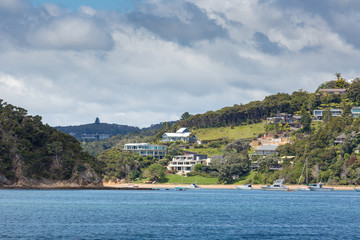 Landscape from Russell near Paihia, Bay of Islands, New Zealand