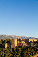 Fototapeta na wymiar Granada - Alhambra Palace