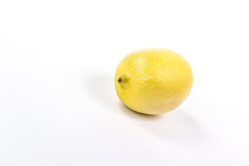 Lemon fruit isolated on white background